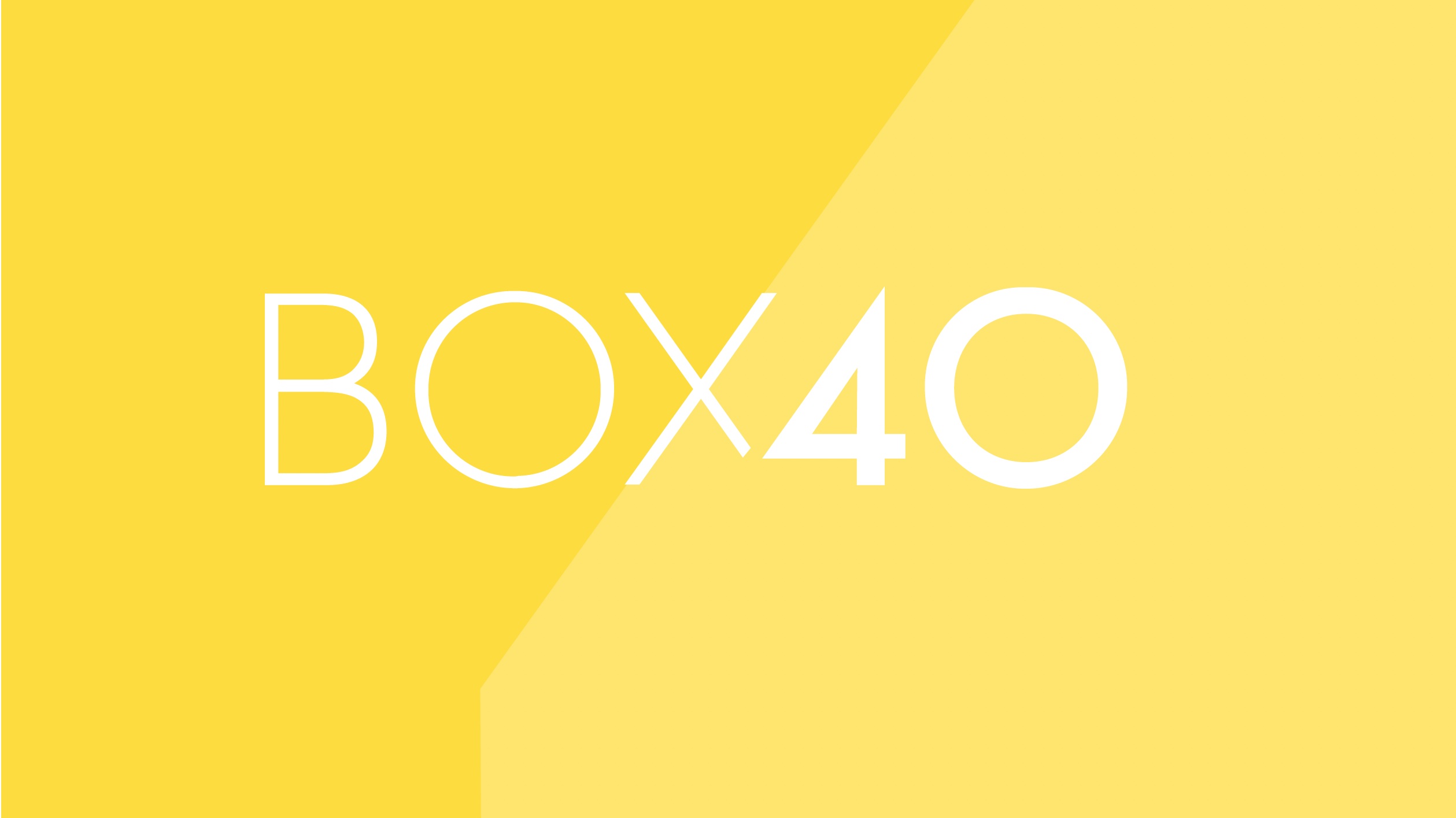 BOX40 logo on yellow