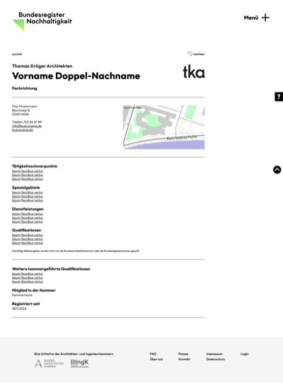 Office detail page
