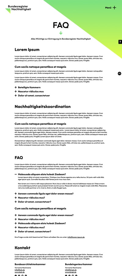 Info and FAQ