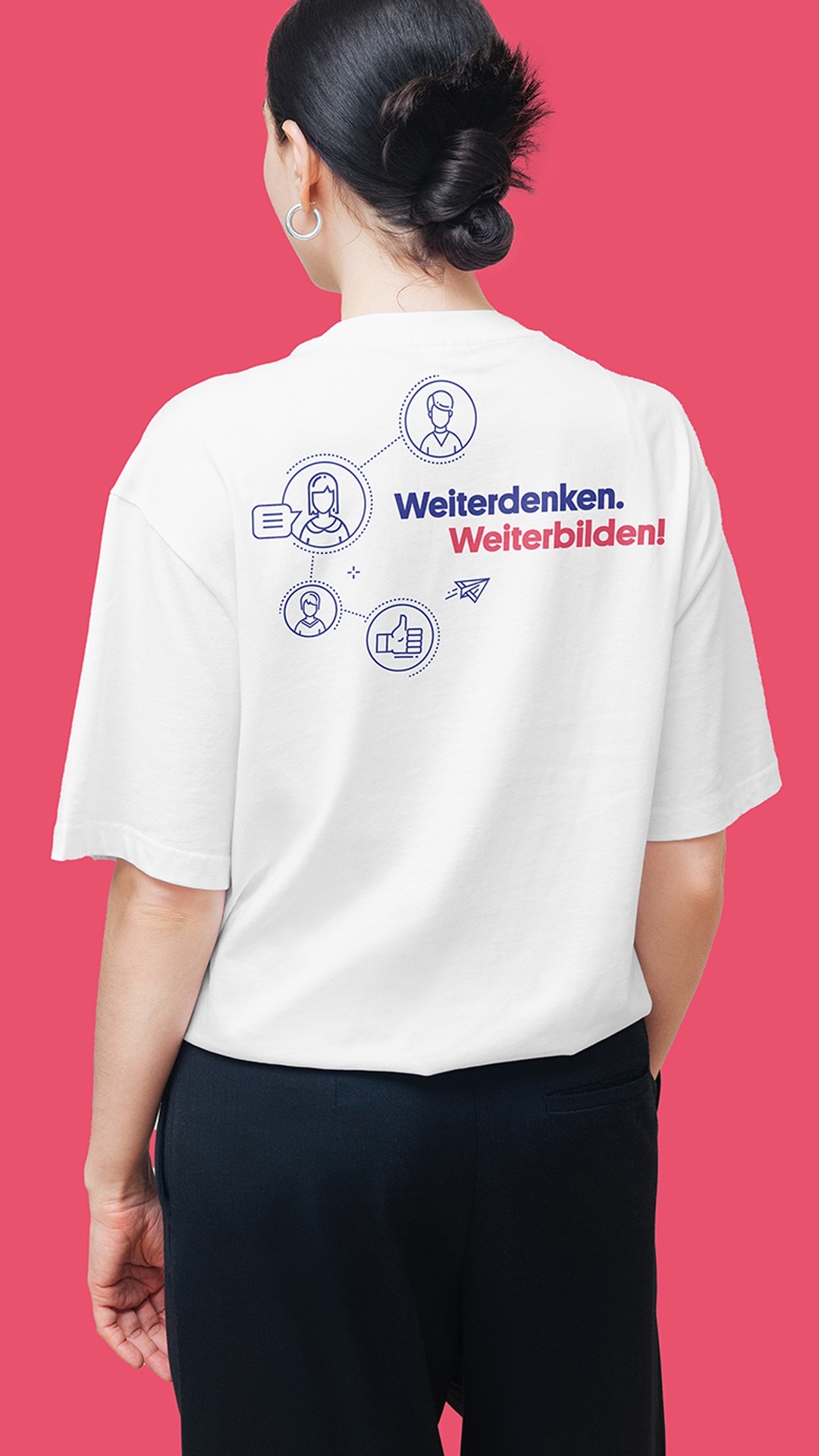 Back of a mendi.net T-shirt
