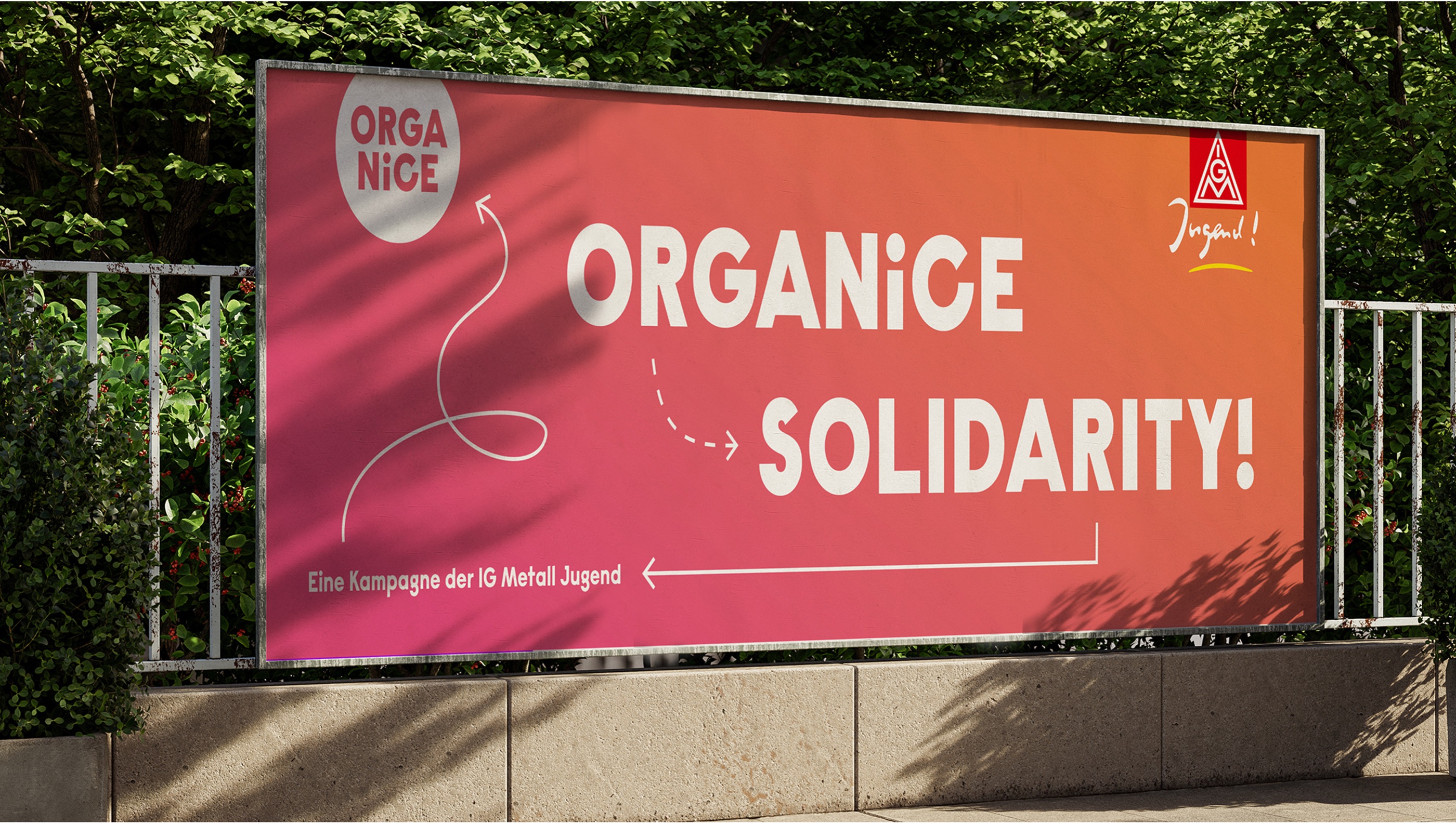 Organice billboard »Organice Solidarity!«