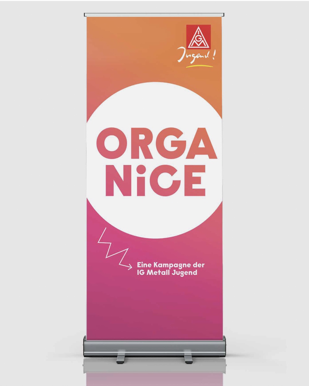Organice roll-up banner