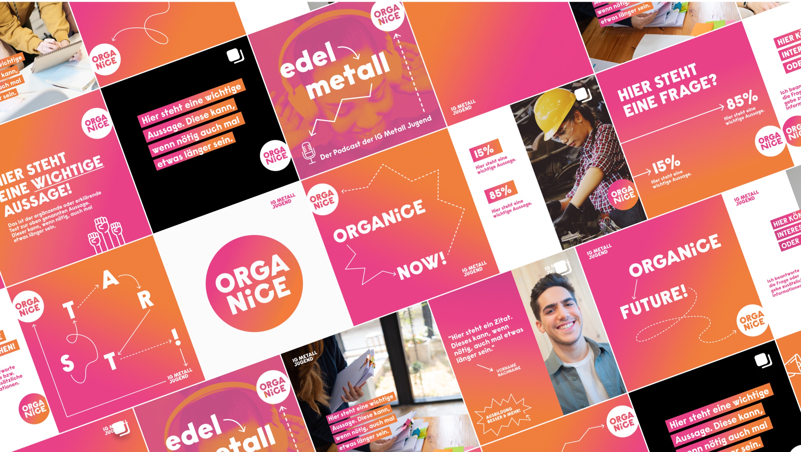 Organice social media posts
