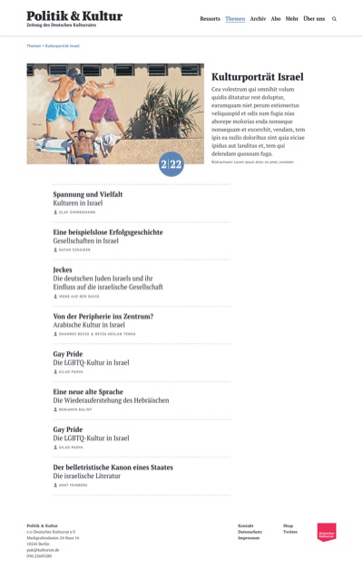Topic page