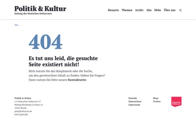 Error page